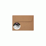 LOT DE 10 - SACHET DE 5 ENVELOPPES POLLEN C6 114X162 120G/M2 - KRAFT