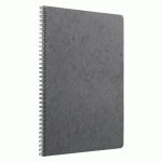 LOT DE 5 - CAHIER RELIURE INTÉGRALE AGE BAG A4 100 PAGES LIGNÉ + MARGE - GRIS