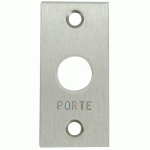 PLAQUE EN INOX POUR BOUTON POUSSOIR CDVI