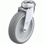 BLICKLE - ROULETTE PIVOTANTE Ø 100MM BANDAGE CAOUTCHOUC TPE 70KG - LRA-TPA 100G