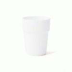 LOT DE 24 - GOBELET EN POLYPROPYLÈNE OPAQUE 16 CL BLANC