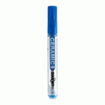 LOT DE 6 - DARWI MARQUEUR PEINTURE SUR CÉRAMIQUE À FROID POINTE CONIQUE FINE 2MM - BLEU