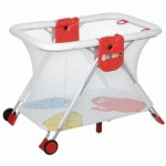 PARC PLIANT B-PLAY - ROUGE + ANNEAU DE DENTITION