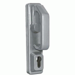 POIGNÉE ROTATIVE RENFORCÉE - ANTI-PANIQUE FLUID - ARGENT - PR2EFL JPM