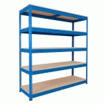 RAYONNAGE RAPID 1 2440X1830X610-5 NIVEAUX-AGGLOMÉRÉS-RAL5019