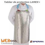 TABLIER DE PROTECTION INOX LAMEX