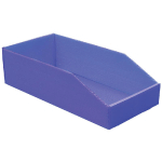 25 BACS PLIABLES POLYPRO 6L BLEU