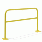 BARRIÈRE DE PROTECTION SUR PLATINE JAUNE - 2M / 40 MM - MOTTEZ
