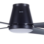 BEACON LIGHTING VENTILATEUR DE PLAFOND LED BEACON ARIA CTC, NOIR, 122 CM, SILENCIEUX
