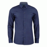 J.HARVEST & FROST RB121 OXFORD CHEMISE SLIM FIT HOMMES MARINE - TAILLE S