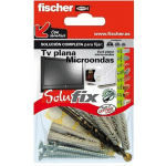 KIT DE FIXATION TV PLAT/MICRO-ONDES 502690 SOLUFIX FISCHER - FISCHER