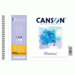 LOT DE 2 - ALBUM PAPIER AQUARELLE 'MONTVAL', 210 X 297 MM, 300 G
