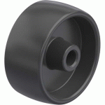 LOT DE 2 - BLICKLE - ROUE Ø 65MM BANDAGE POLYAMIDE PA 6.6 100KG - POA 65/10G
