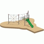PARCOURS DE GRIMPE COMPLET VARIO D - SCELLEMENT DIRECT