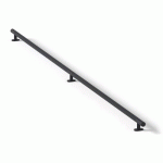 POIGNÉES DE MEUBLE FLUTED EN ZAMAK NOIR - LONGUEUR 1040 MM ESTAMP