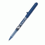 LOT DE 2 - STYLO ROLLER PILOT V-BALL À CAPUCHON POINTE 0,5 MM - ÉCRITURE FINE BLEU