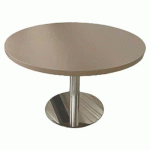 TABLE DE RÉUNION RECONDITIONNÉE 120X120X74 CM