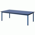 TABLE MALIBU 160X80 T1 4P STRA BLEU U525/NOIR BLEU 5005