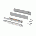 TIROIR EXTÉRIEUR VERTEX 40 KG -HAUTEUR 93MM -ACIER -PEINT EN ALUMINIUM -PROF 500MM EMUCA