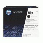 HP 81X- CF281X TONER HAUTE CAPACITÉ NOIR POUR IMPRIMANTE LASER - TONER AUTHENTIQUE