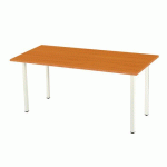 BUREAU STANDARD 140 X 80 X 75 CM DESIGN DROIT CERISIER