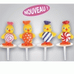 DÉCORATION GÂTEAUX PÂQUES LES POUSSINS BONBONS