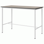 MANGE-DEB MALIBU 160X80 4P STR ANTIB ACACIA/NOIR BLC 9016 - MANUTAN EXPERT