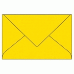 PAQUET DE 20 ENVELOPPES POLLEN 90X140MM 120G/M² - SOLEIL - LOT DE 5