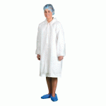PORTWEST D118 BLOUSE DE VISITE JETABLE PP (200 PCS) BLANC - TAILLE M