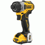 VISSEUSE SANS FIL DEWALT XR 12 V 2 AH LI-ION BRUSHLESS + 2 BATTERIES + CHARGEUR