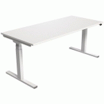 BUREAU ÉLECTRIQUE ERGONOMIQUE 180 CM BLANC - ROBBERECHTS