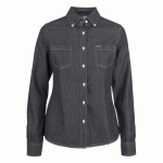 JAMES HARVEST JUPITER CHEMISE FEMMES DENIM NOIR - TAILLE XS