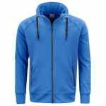 PRINTER JOG RSX SWEATSHIRT FULLZIP HEREN BLEU OCÉAN - TAILLE S