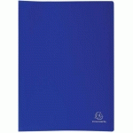 PROTÈGE-DOCUMENTS BLEU PP SOUPLE POCHETTES OPAQUE 60 VUES A4 - EXACOMPTA