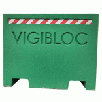 VIGIBLOC BÉTON 160 X 80 X 80 CM - VERT 6032