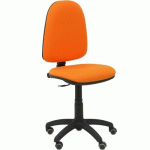 CHAISE AYNA - ROUE POUR PARQUET - ORANGE - PIQUERAS Y CRESPO