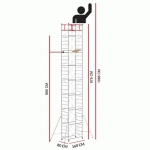 SCEDIL - CHAFAUDAGE M4 LUX (HAUTEUR DE TRAVAIL 10,85 M)