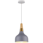 LAMPE SUSPENSION CRÉATIVE MODERNE E27 LUSTRE SUSPENSION DÉCORATION FER FORGÉ BAR RESTAURANT (GRIS) - GRIS