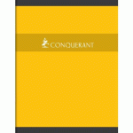 LOT DE 10 - CAHIER PIQU CONQUERANT COUVERTURE VERNIE CARTE 17X22CM 140 PAGES PIQURE 70G S Y S