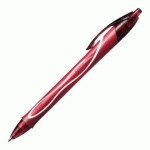 LOT DE 2 - STYLO ROLLER BIC GELOCITY QUICK DRY POINTE 0,7 MM - ÉCRITURE MOYENNE ROUGE
