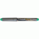 LOT DE 6 - STYLO PLUME V-PEN SILVER, VERT