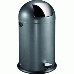 POUBELLE À PÉDALE KICKCAN 40L - GRIS