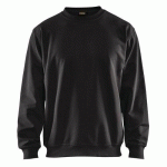 SWEAT COL ROND NOIR TAILLE XXXL - BLAKLADER