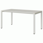 TABLE MALIBU 160X80 T6 SOUDÉ STRA ABS BLC SEL W911/BLC 9016