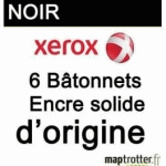 XEROX - 108R00727 - ENCRE SOLIDE - NOIR - PRODUIT D'ORIGINE - 6 BÂTONNETS - 6800 PAGES AU TOTAL