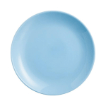 ASSIETTE COUPE PLATE ROND BLEU VERRE Ø 27,3 CM DIWALI LUMINARC