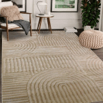 DEZENCO - 80X150 - TAPIS SALON 80X150 CERABI BEIGE TAPIS TENDANCE - BEIGE