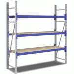 KIT RAYONNAGE DÉPART 2000X1800X600 MM 3 NIVEAUX 2000 KG - BITO