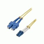 MCL 3M SC/LC OS2 CÂBLE INFINIBAND ET À FIBRES OPTIQUES LC/SC JAUNE