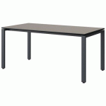 TABLE MALIBU 160X80 T5 SOUDÉ ST ANTIB GRIS U727/NO GRIS 7016